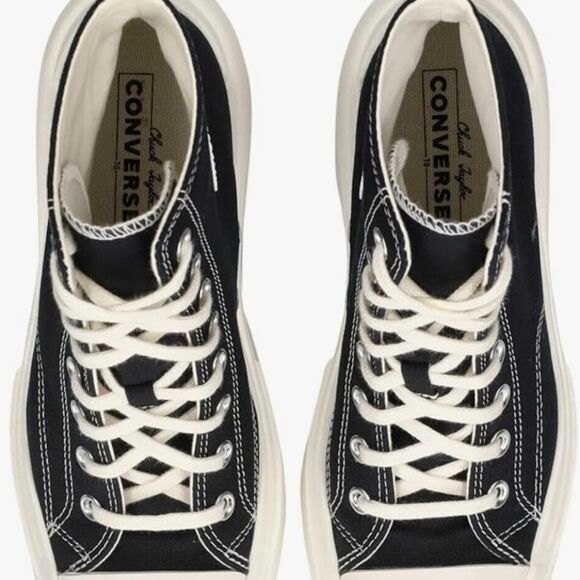 Converse Chuck 70 De Luxe High Top Wedge Platform Sneakers - Picture 5 of 16